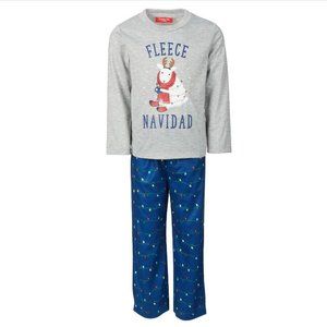 Family PJ's Matching Kids Navidad Pajama Set, HOLIDAY LIGHT, 6-7